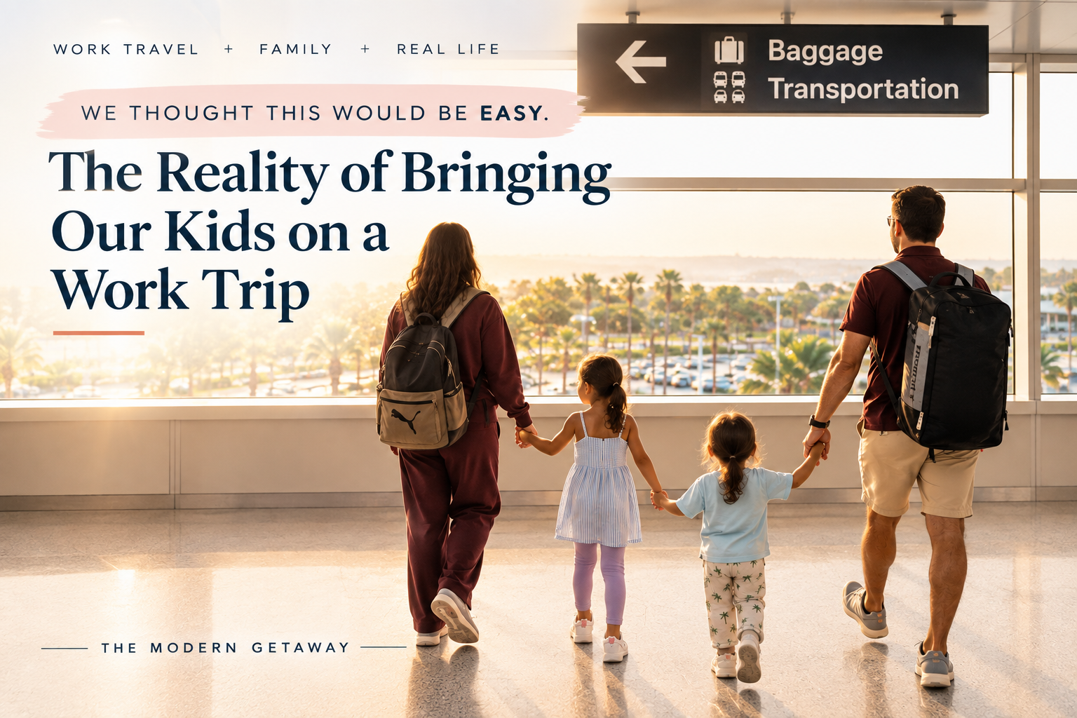 I Took My Kids on My Work Trip: The Reality of Our First Family Bleisure Experience