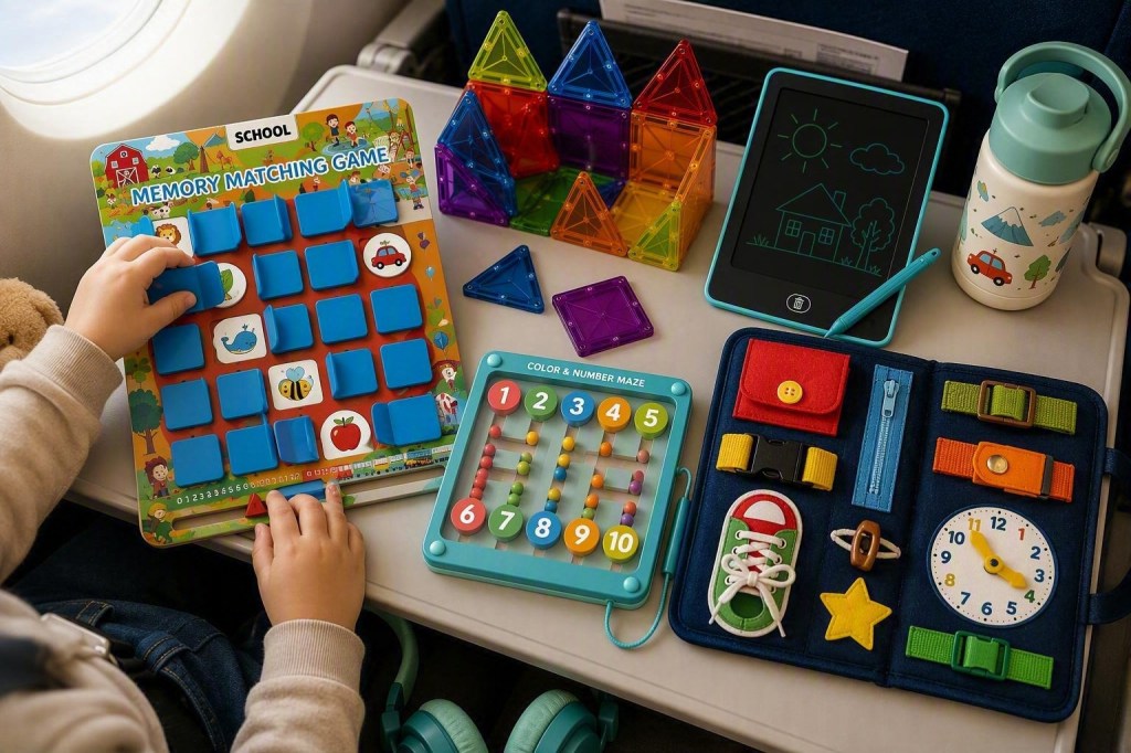 The Best Screen-Free Activities for Airplane Travel with Toddlers: Toddler Tested & Parent Approved!